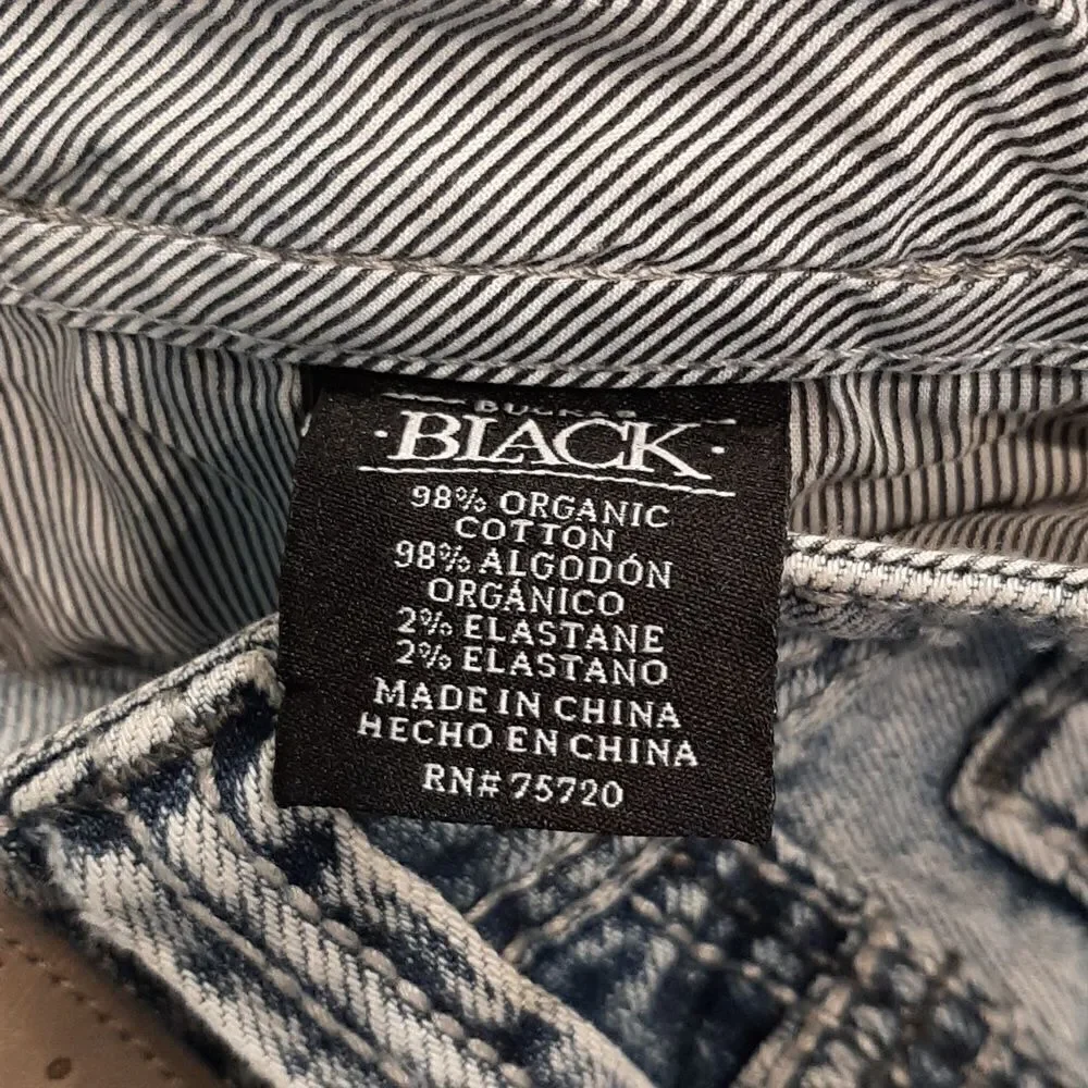 Buckle Black Fit 3 26R Straight Leg Distressed Jeans